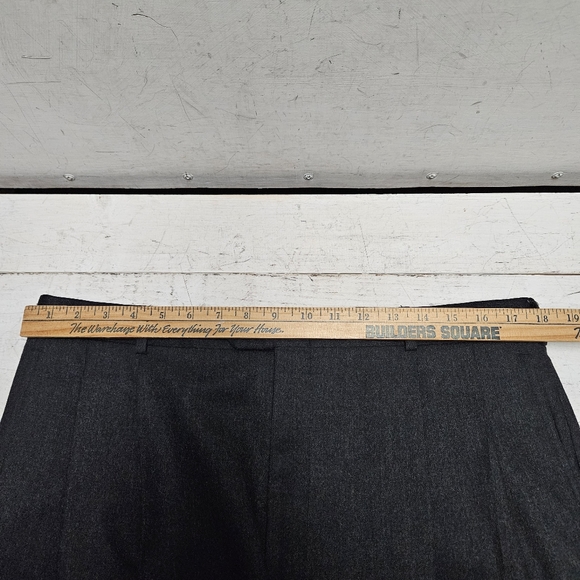 John Alexander charcoal grey 100% wool dress pants ~ mens 34x30 - Picture 10 of 11